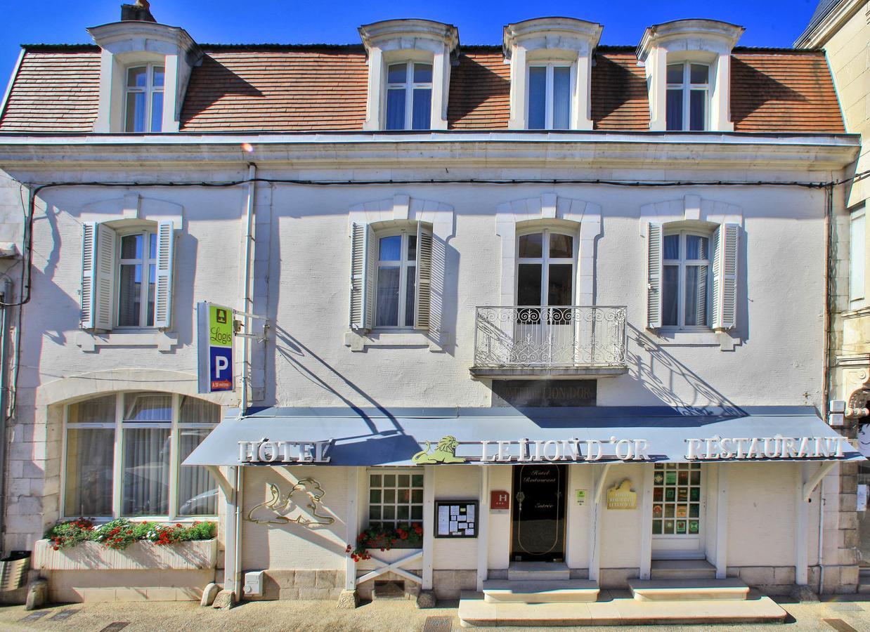 Logis Hotel Le Lion D'Or Chauvigny Exterior foto
